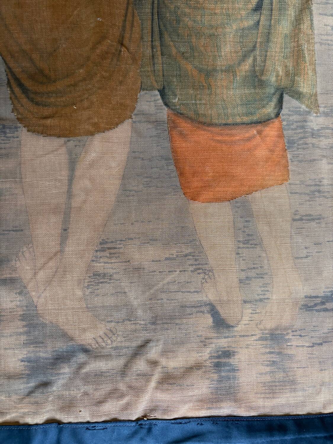 Ancient Japanese tapestry – Yūzen velvet Birodo