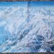 Affiche de pra-loup (ubaye-provence)- plan des pistes de ski par pierre novat (1988)