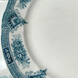 6 vintage flat plates iron earth onnaing model "spring"