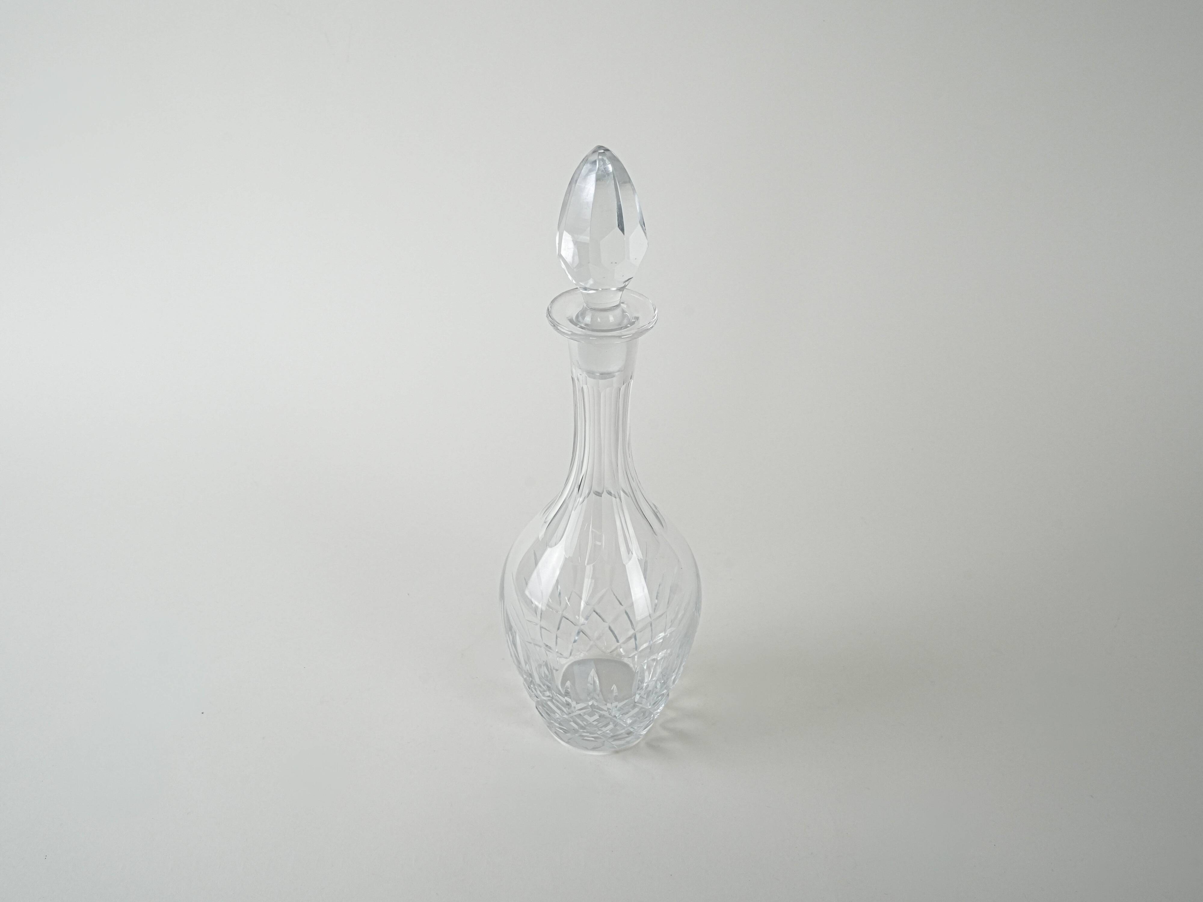 Crystal carafe, Italian design, 1970s, production: Italy