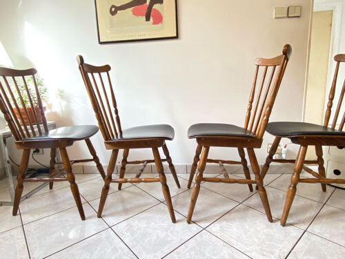 4 chairs bistro baumann tacoma boston vintage 60s