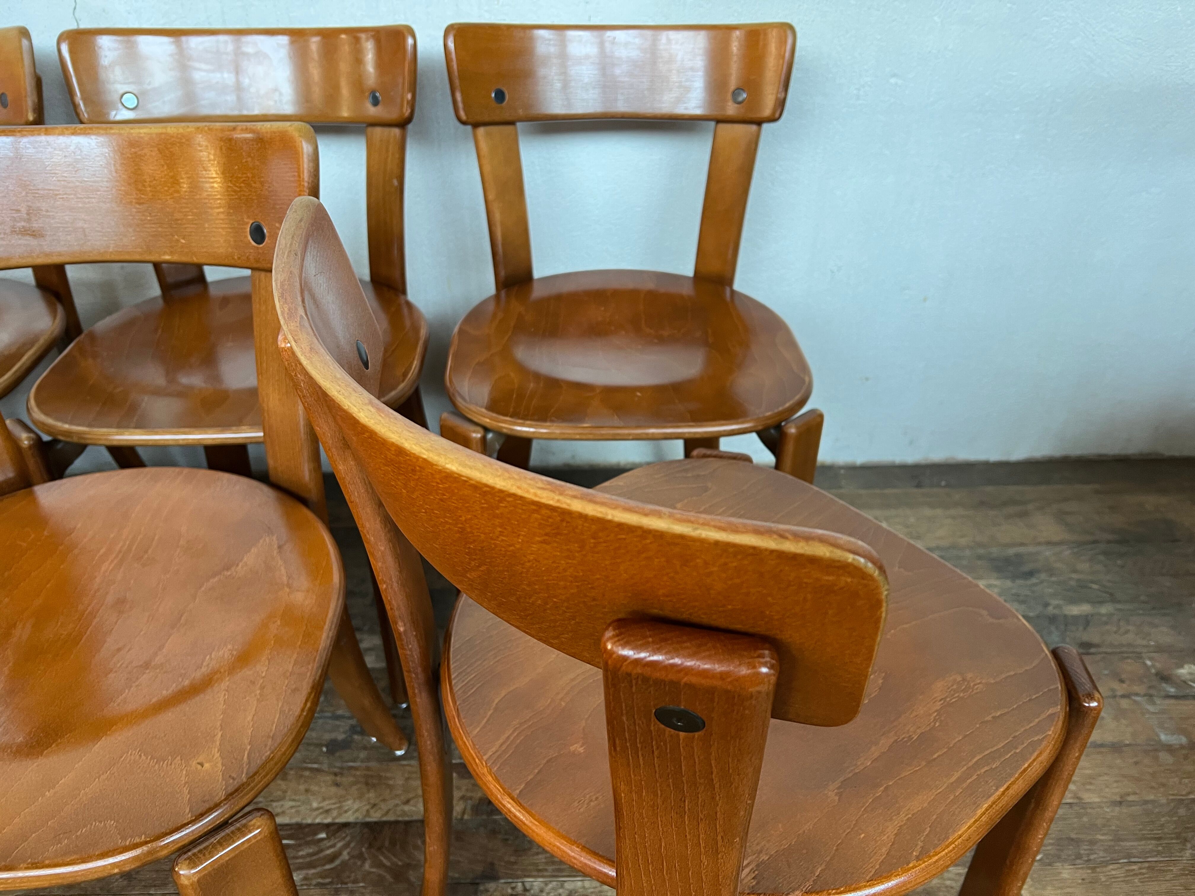 Lot de 50 chaises design Bruno rey swiss vintage design