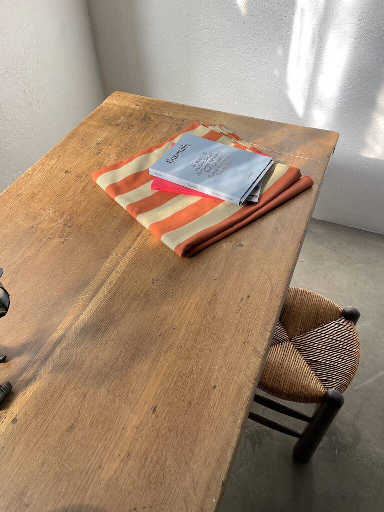 Oak farm table 220 cm