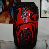 Large vintage ceramic vase from scheurich germany 1970