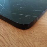 Black and white marble centerpiece top