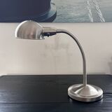 Silver metal desk lamp