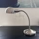 Silver metal desk lamp
