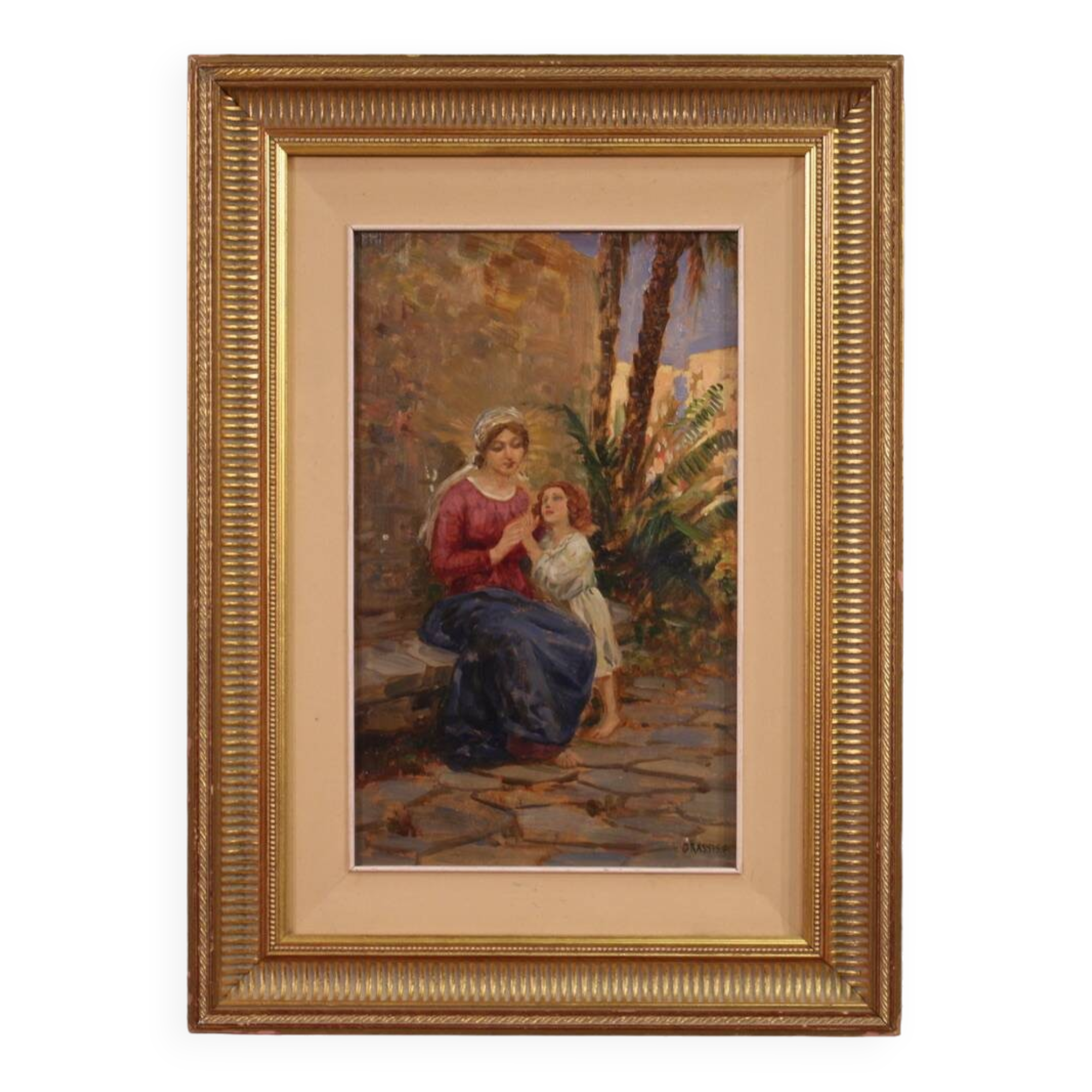 20th century painting signed Grassis G.