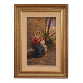 20th century painting signed Grassis G.