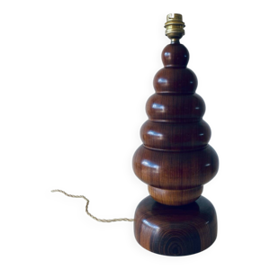 lampe organique en palissandre