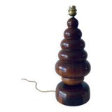 Lampe organique en palissandre