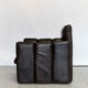 Vintage leather armchair custom-made Chancellor's Bungalow