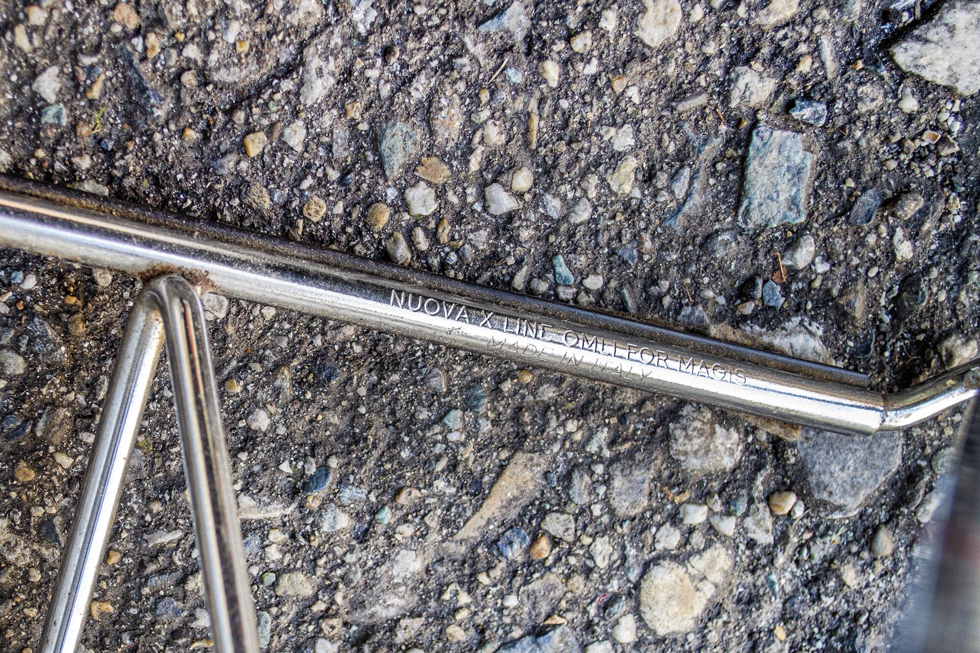 X-line chairs by Niels Jorgen Haugesen for Magis 1977