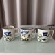 Ensemble de 3 mugs en céramique peints à la main – Style cottagecore / campagne C