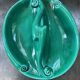 vintage glazed earthenware appetizer plate