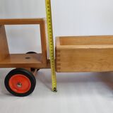 Vintage pulling truck, sleek design 70s-80s