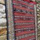 Handwoven Berber Kilim rug, wall hanging.
