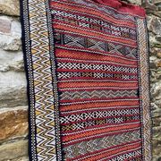 Handwoven Berber Kilim rug, wall hanging.