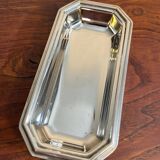 Silver-plated butter dish