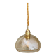 Vintage amber glass globe walker