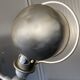 Jieldé lamp with 2 arms, clear matte varnish, industrial vintage.