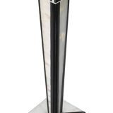 Black and white marble column