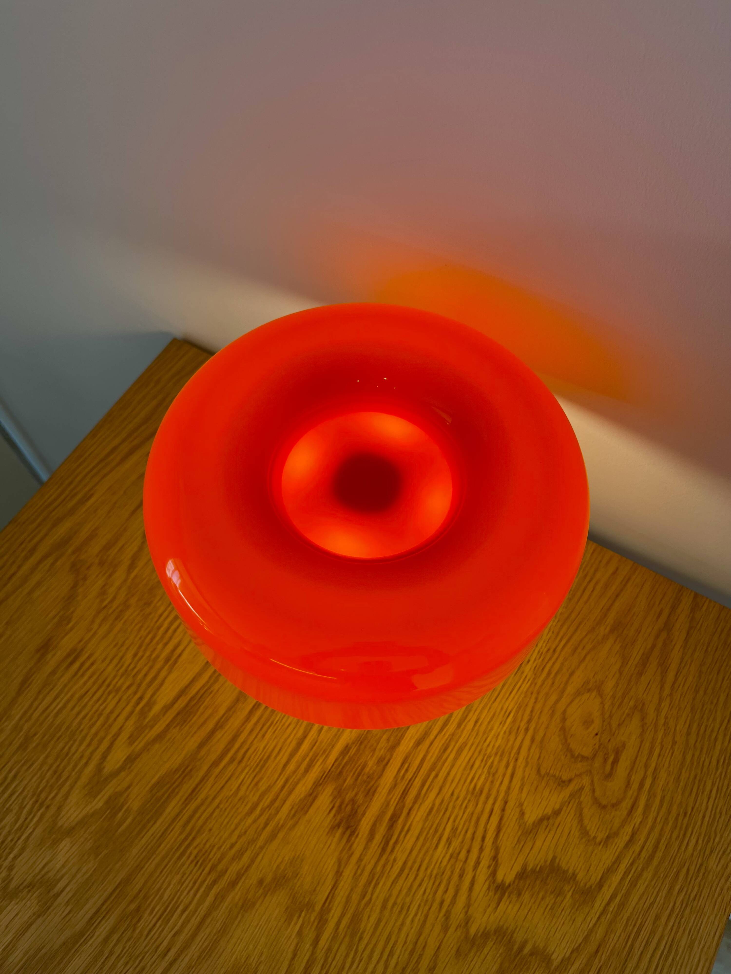 Vintage 70s Lamp - Orange - One size