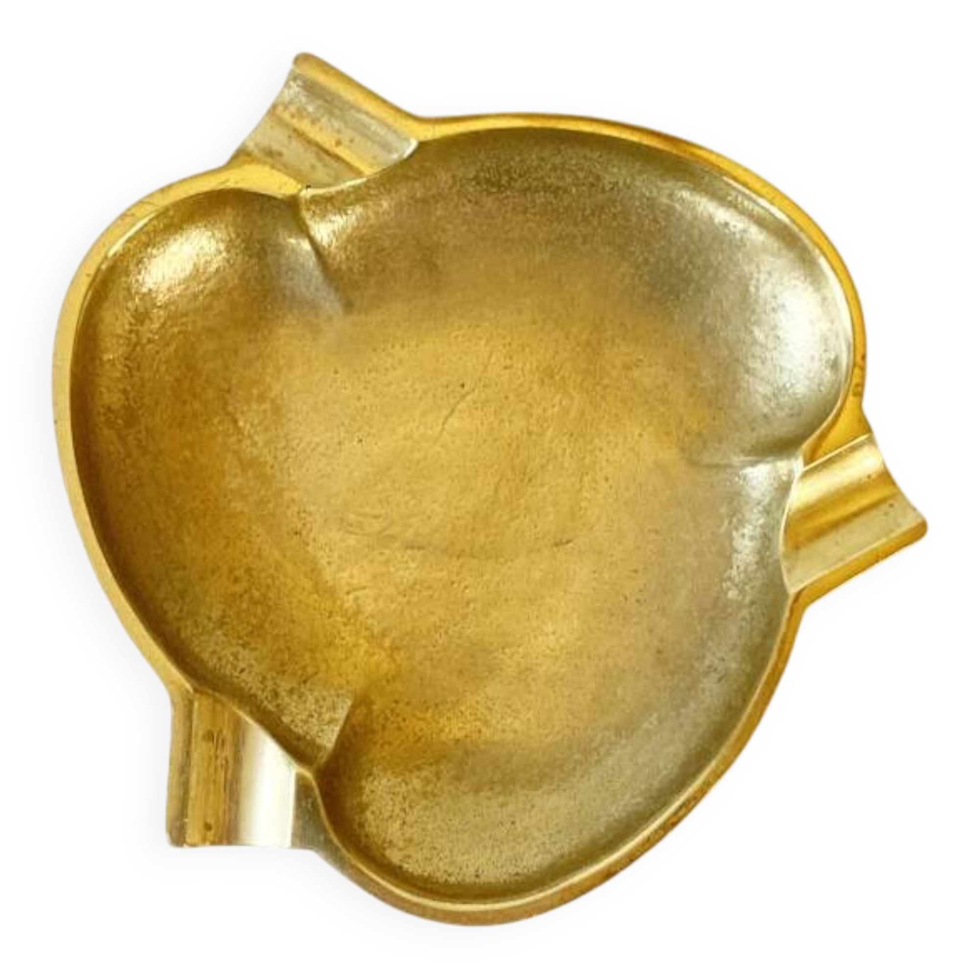 Art Deco brass ashtray