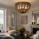 Brass chandelier 1960