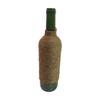 1 litre glass and rope bottle