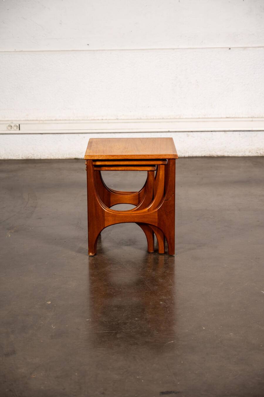 Teak nesting tables