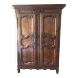 Armoire en chêne style Louis XV