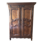 Armoire en chêne style Louis XV