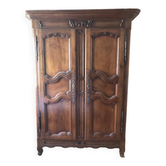 Louis XV style oak wardrobe