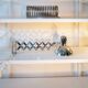 Chrome accordion lamp Ikea V9604 vintage 1980