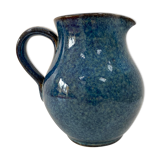 Pichet vase en grès bleu des Manufactures Normand