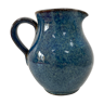 Pitcher vase in blue stoneware from Manufactures Normand