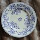10 antique flat plates in ironstone