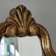 old mirror in gilded wood