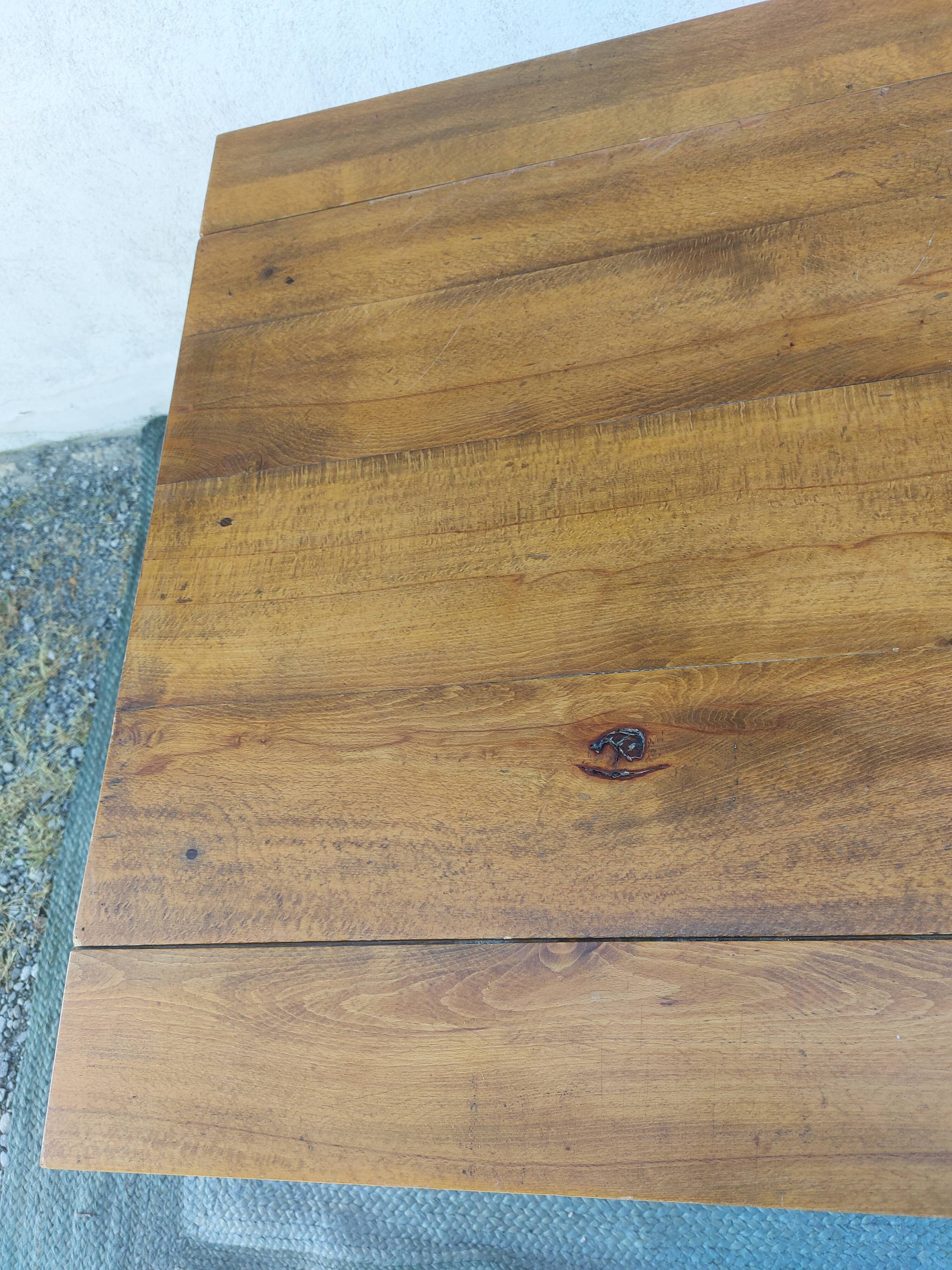 wooden table with extensions