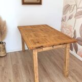 Vintage solid oak farmhouse table