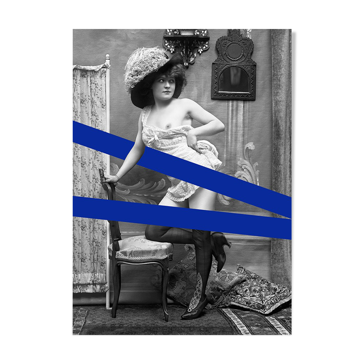 Vintage photography woman cabaret - A2 - 1920 - art print