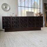 Brutalist sideboard attributed to De Coene 70s