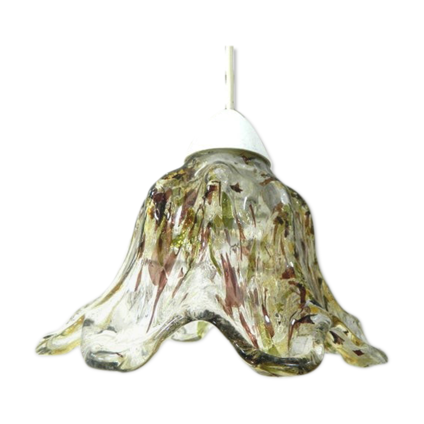 Glass suspension lamp