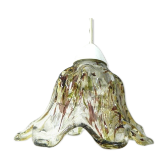 Glass suspension lamp