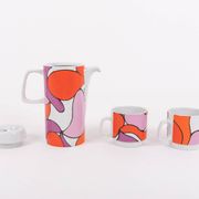 Service à thé/café Ceramica Franco Pozzi, Italie des années 1970