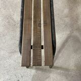 Old bench in steel and wood
