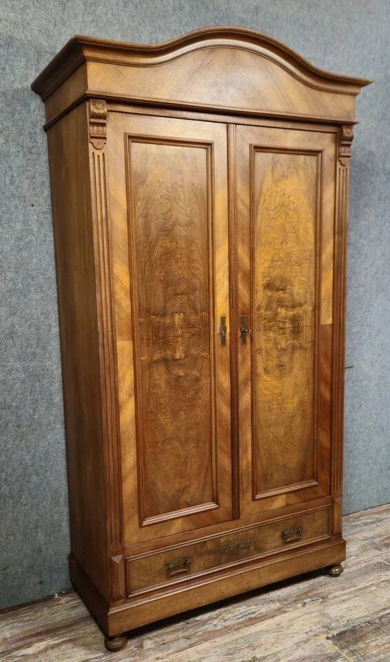 Walnut wardrobe