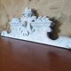 Fronton bois sculpté