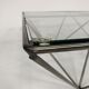 Table low vintage 60s/70s design steel wire